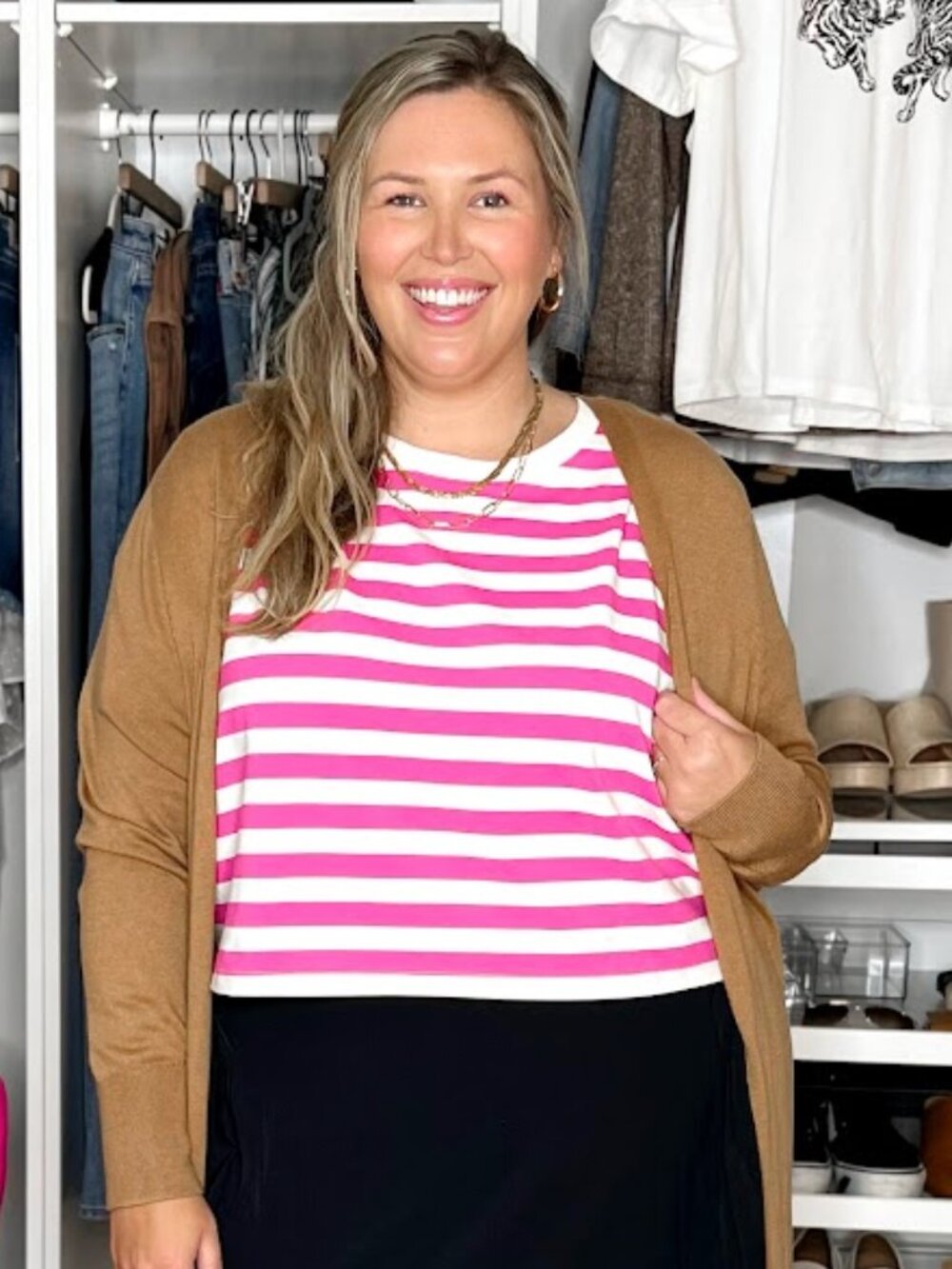 The Drop Cropped Stripe T-Shirt